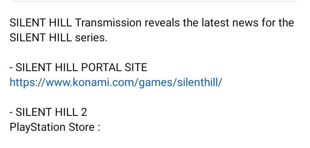 309981230 646239597128316 1579572038410941002 n Η Konami ανακοίνωσε ήδη το Silent Hill 2 Konami | ps4 | PS5