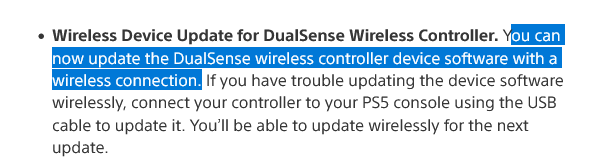 Fn qwB7aEAA GLl Το νέο PS5 Update επιτρέπει την ασύρματη ενημέρωση των DualSense χειριστηρίων Dualsense | PlayStation 5 | PS5